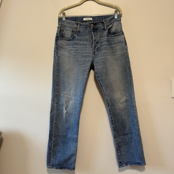 Moussy Vintage Gibraltar Straight Blue Jeans Size 29 - Picture 5 of 12